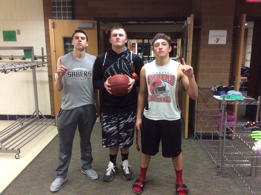 SHSIMHoops's tweet photo. New season starts tonight. Who will end up as awesome and cool as this trio? @SamLoraas @Big_Smooth43 @HandtJack
 https://t.co/XHeZcgXCx3