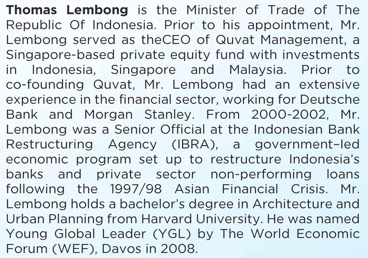 DigitalTAsia's tweet photo. #DTA2016 Speaker Highlight - Thomas Lembong
-Minister of Trade for #Indonesia
Registration https://t.co/zOP8AjXY73 https://t.co/kWI45SVhBO