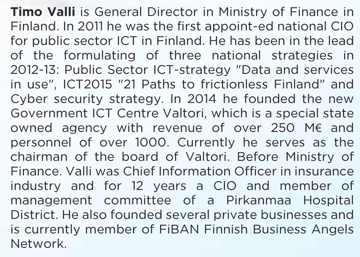 DigitalTAsia's tweet photo. #DTA2016 Speaker Highlight- Timo Valli-General Director Ministry of Finance #Finland https://t.co/zOP8AjXY73 https://t.co/bosF2oEovZ
