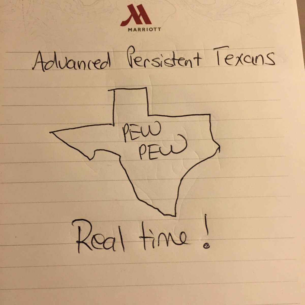 rickhholland's tweet photo. My 1st real time attack map of the night. My drawing skills are almost as strong as my Gimp skills. https://t.co/Lfd5k5rpFY