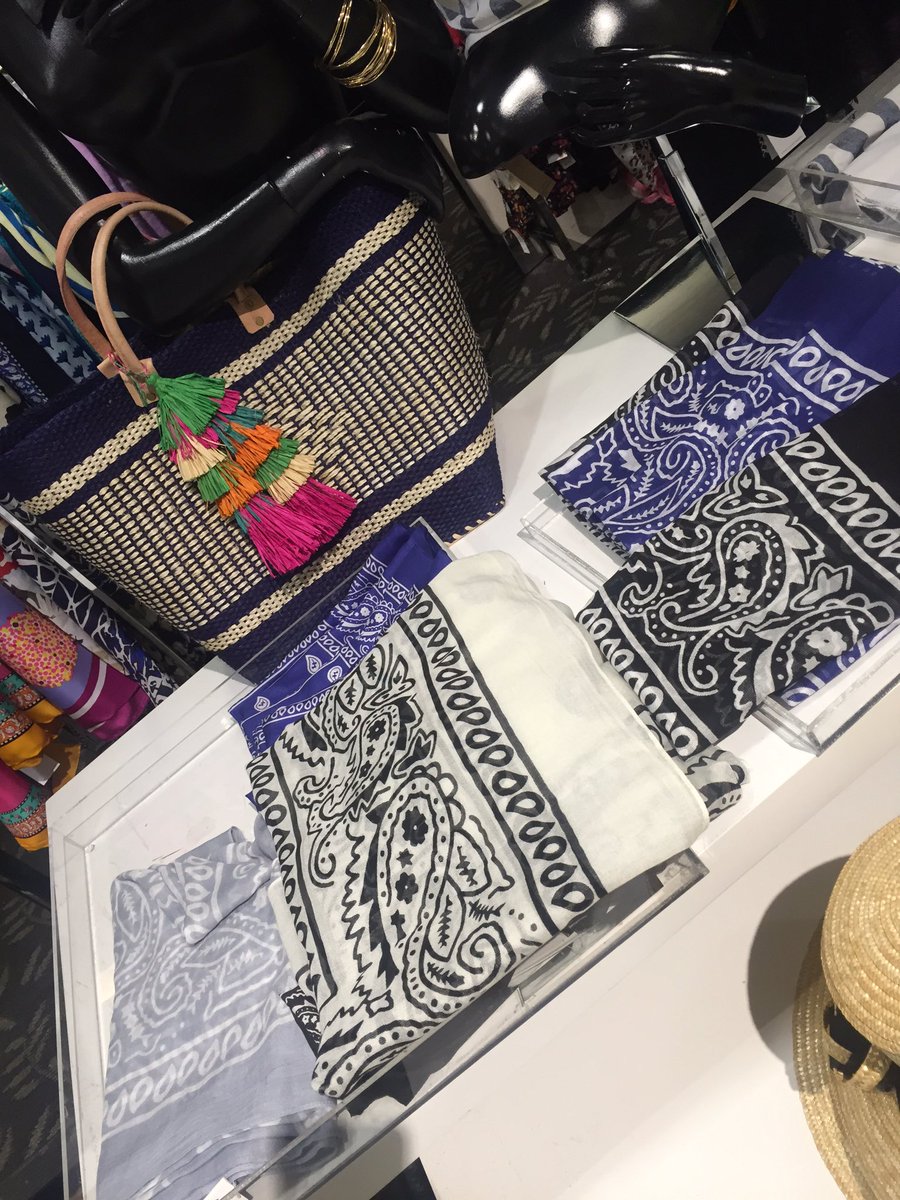 BindyaNY's tweet photo. Just spotted our exclusive Bandana print scarves for @Bloomingdales https://t.co/4q0dfuM6e9