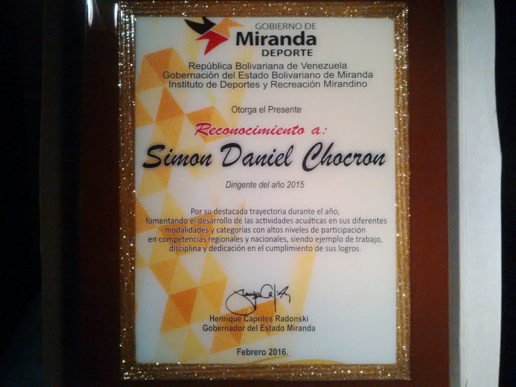 Deportes Acuáticos Mirandinos se lleva importantes galardones en  Premiación Anual de los… adaem.org.ve/2016/02/29/dep…