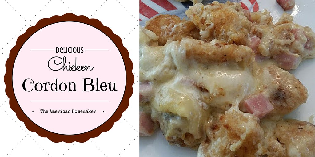 amhomemaker's tweet photo. This is one of our family's favorites!  #chickencordonbleu #chickencasserole #theamericanhomemaker #recipes https://t.co/QzIQWrbPlX