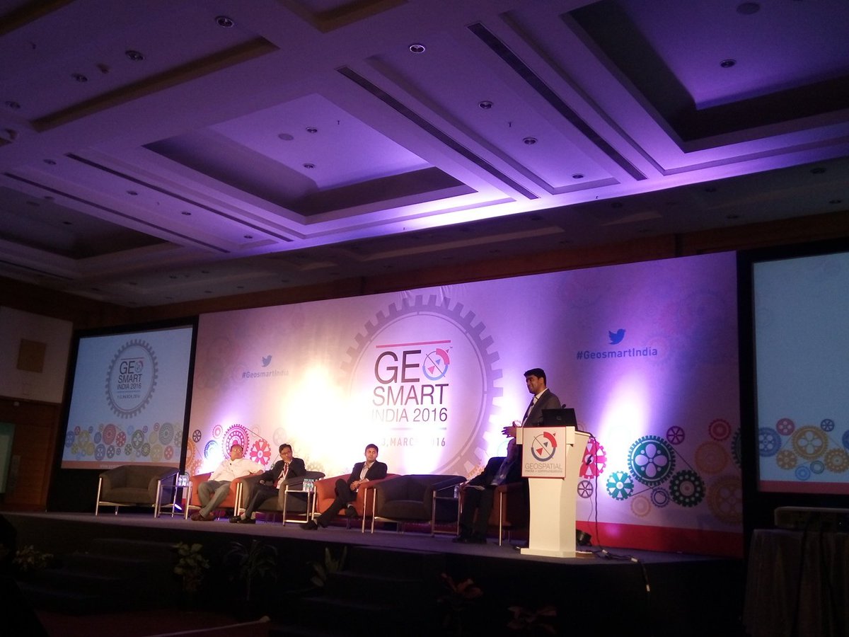 geospatialworld's tweet photo. 1 billion data calls for address for postal services .. amazing power of #location @manish_choudary #GeoSmartIndia https://t.co/JTydzXcc04