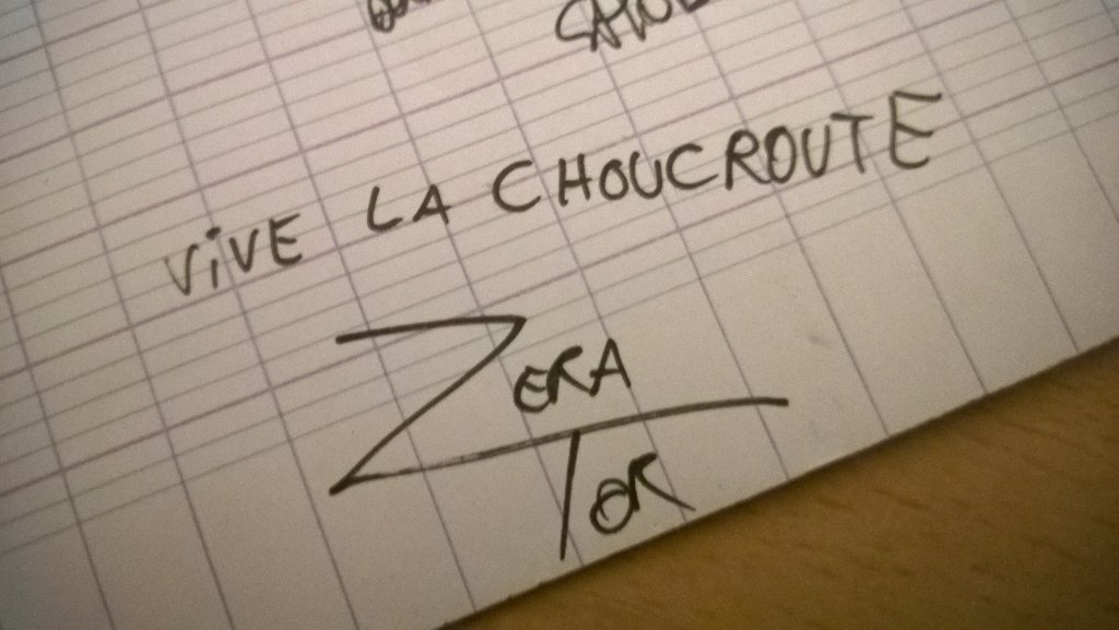 Eliaenor's tweet photo. Bon anniversaire @ZeratoRSC2 ! #PGW2014 Paix, amour et CHOUCROUTE sur ton peuple. https://t.co/1VuXsTxogb