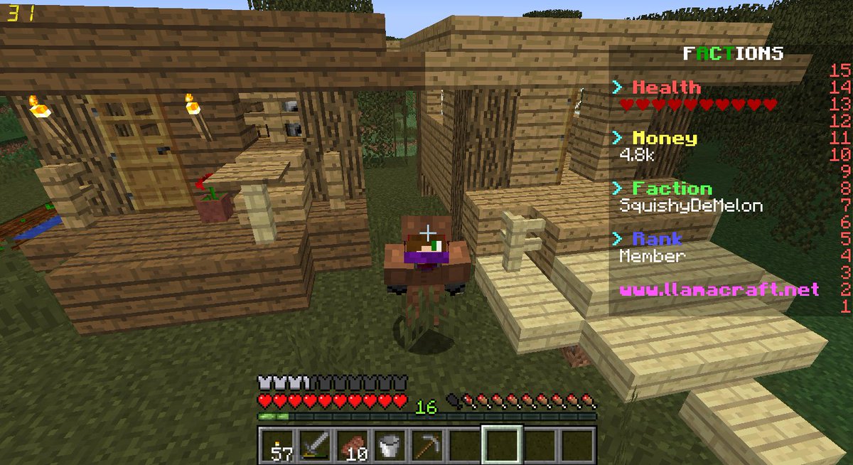 SquishyDeSquid's tweet photo. My New Base On The AMAZING llamacraft Server!! Cant Wait to Progress more!! Best Factions Server!! #llamacrafthype https://t.co/kFPIBNSucf