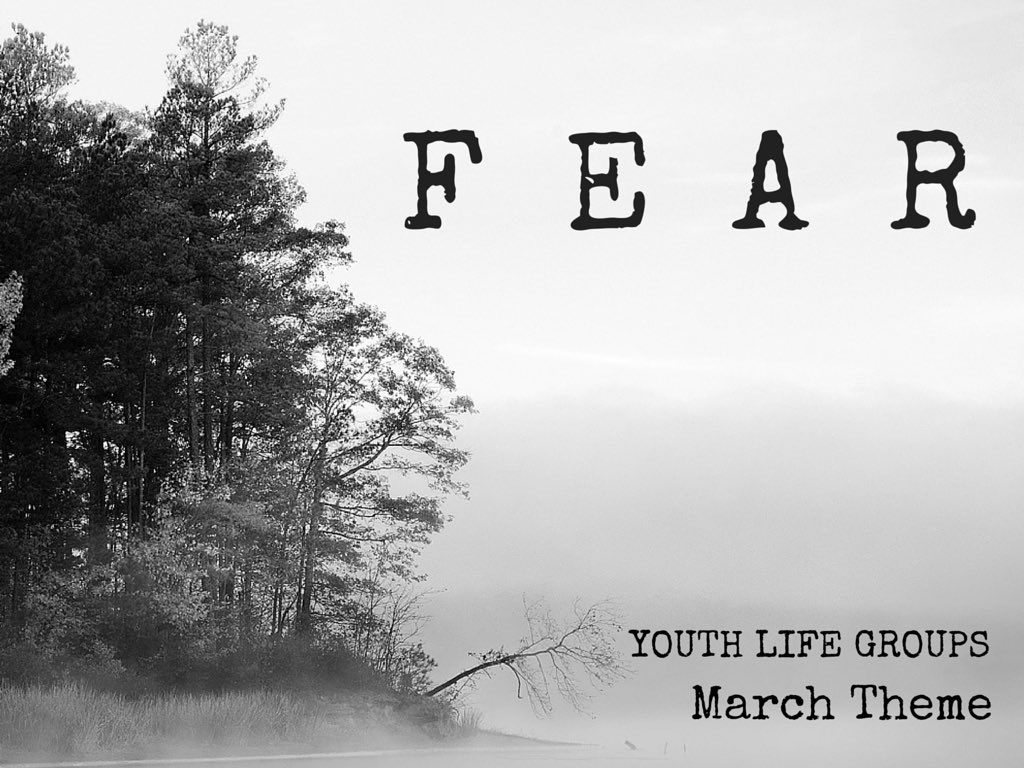 PDXONEYM's tweet photo. March Life Group theme: F E A R https://t.co/EJrivVEK9j