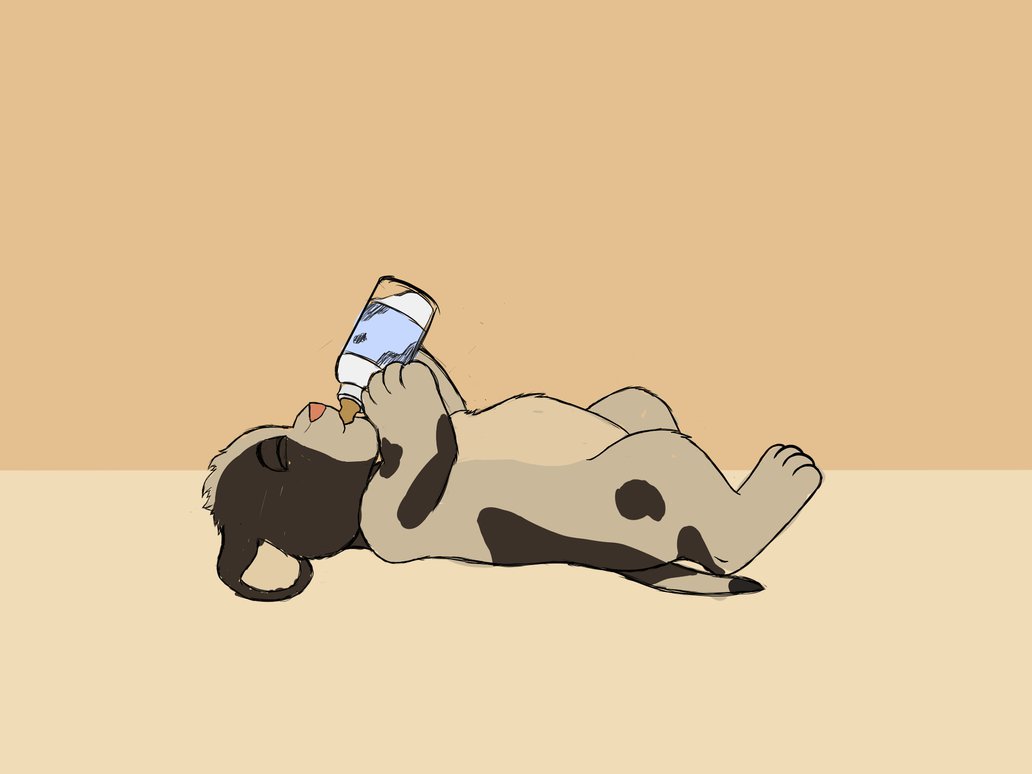 MilkTheLion's tweet photo. "Loved milk since I was an infant and I still love it now!" https://t.co/5BqQl8GXCV