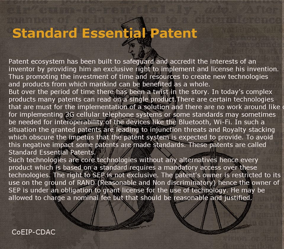 ICTIPR's tweet photo. #StandardEssentialPatent https://t.co/LW6Y1xJwhO