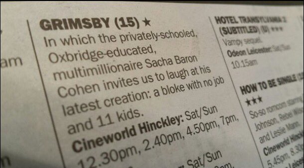 And the Oscar for Best Film Review EVER goes to the Leicester Mercury. Via <a href="/ThePoke/">The Poke</a> #Oscars