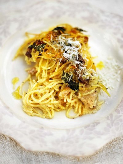 Spaghetti tetrazzini qeller.com/nl/2016/03/01/…