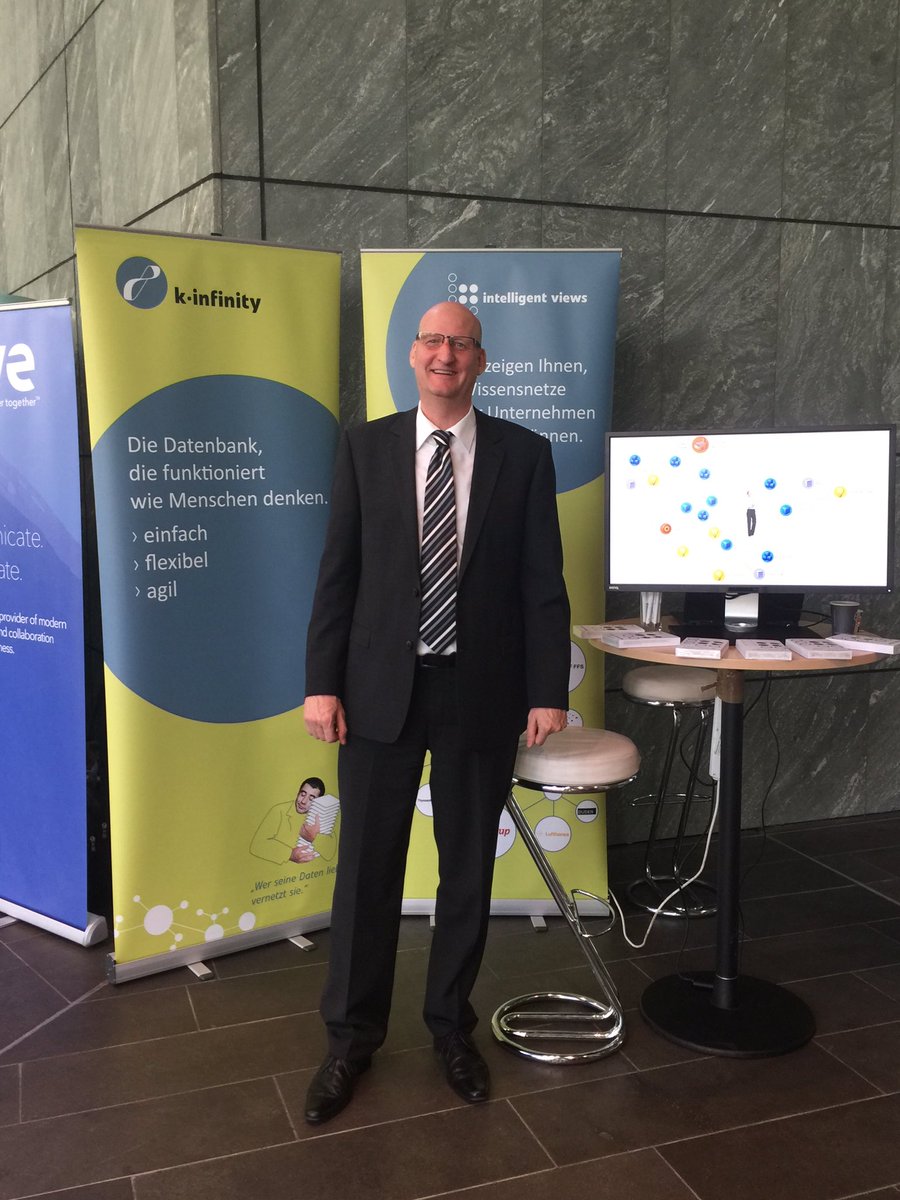 i_views's tweet photo. #kinfinity  auf der #wcdgt in Darmstadt #digitaletransformation mit unserer  #semantic #Graphdatabase am Stand https://t.co/n4vzUgz2sp