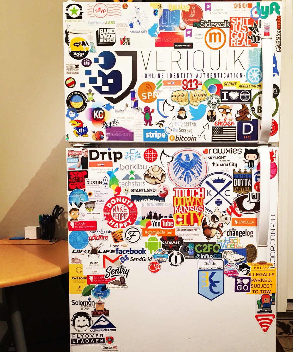 IMabercrombie's tweet photo. Any #Startups wanna be added to the #StartupFridge!? We'd love to #trade #Stickers! #StickerMule #S2R #SendToReceive https://t.co/4F591hf7mc