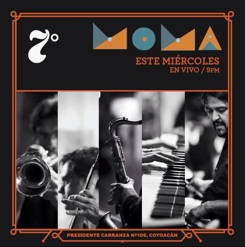 Moma_Project's tweet photo. Este Miercoles 2 de marzo tocaremos en @SeptimoPizza los esperamos! https://t.co/SOFfapAkWI