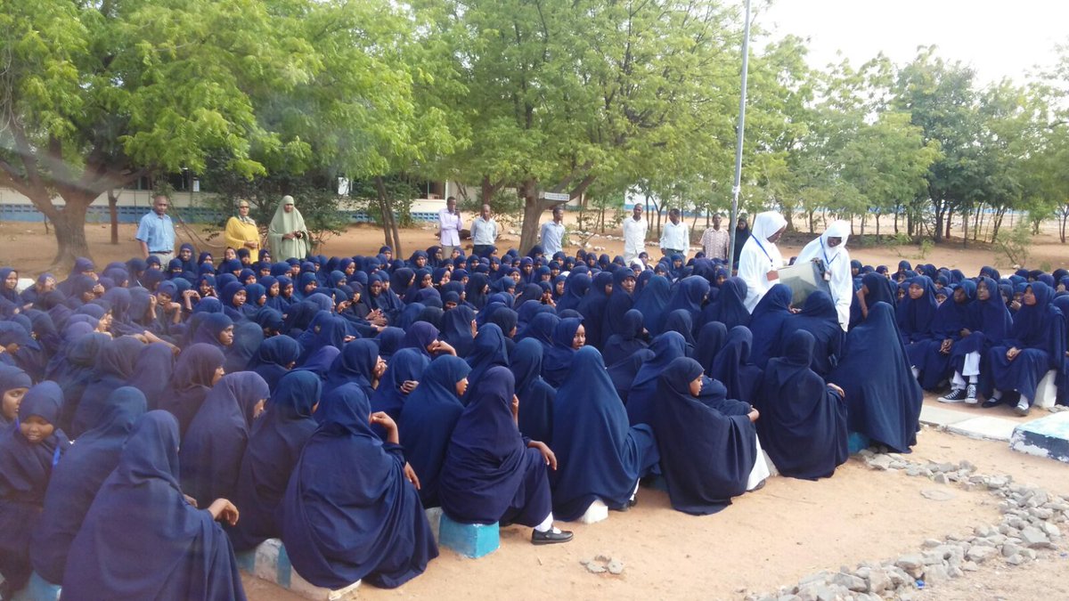 Georgeson_'s tweet photo. "@HonAdenDuale:Yesterday,the TVset that I promised NEP Girls in Garissa a week ago,was delivered.https://t.co/92WXTqnZZX" #WaiguruBombshell