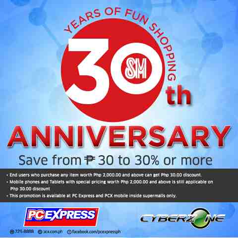 smcyberzone's tweet photo. Get up to 30% off on great items in PC Express stores at SM Cyberzone branches nationwide! #SMFeb30th https://t.co/ZqFOZRfmbG