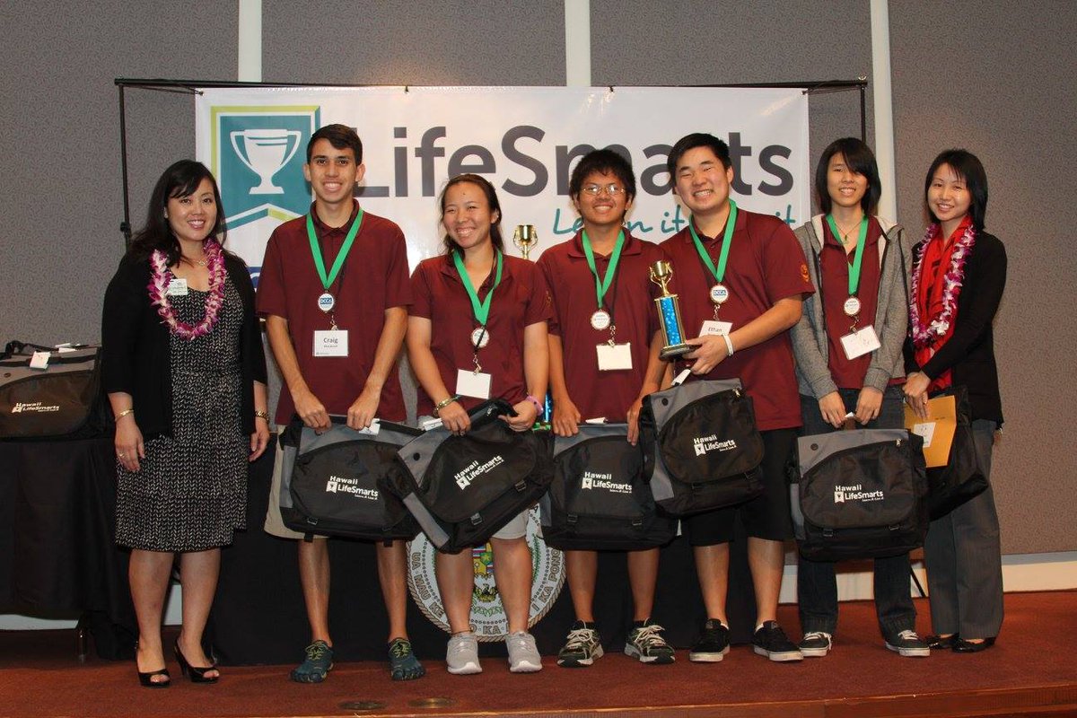 MsKitWong's tweet photo. @MaryknollSchool students placed 4th overall in the 2016 LifeSmarts Hawaii competition. Had a blast at states! https://t.co/24ijkhDDHc