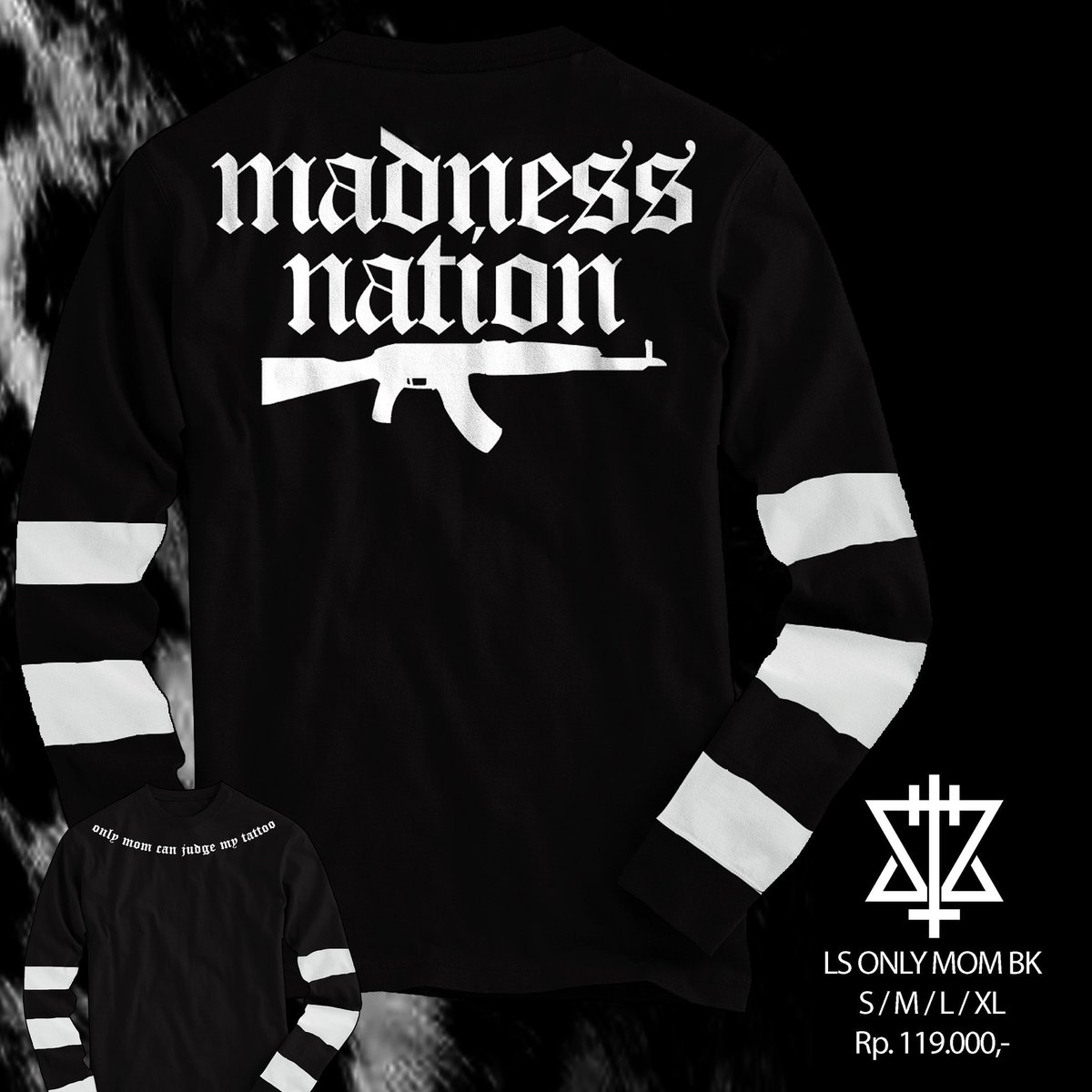 MadnessNation_'s tweet photo. [STILL AVAILABLE!] LS "ONLY MOM" | IDR 119K | available size ALL SIZE | for order text to SMS/WA 0895337356746 https://t.co/OqszQl0eeu