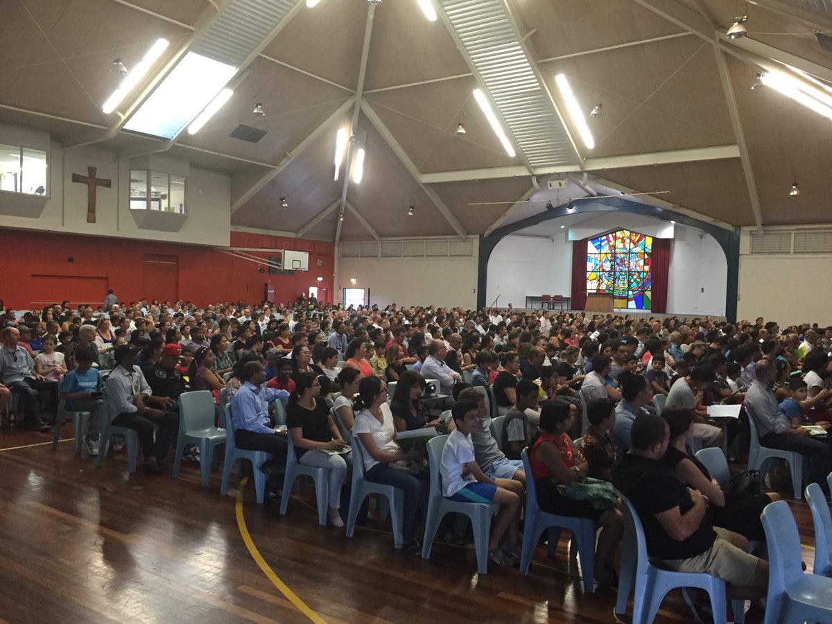 JenClark_'s tweet photo. Over 1060 attendees at the @ParraMarist Year 7, 2017 Enrolments Evening. @PBLand151 @CatholicEdParra https://t.co/WHci4qNbJd