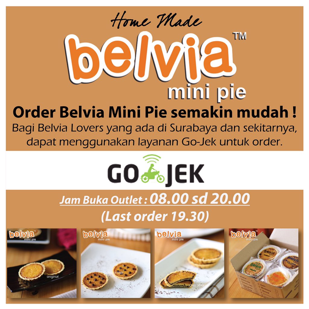Belviakue's tweet photo. Wah Hujan Lagi! Order Via @gojekindonesia aja, mudah kok! (Area Sby &amp; sekitarnya) 😃 #belviaminipie @InfoRestoSBY https://t.co/dIDtox8SiJ