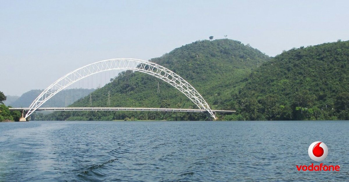 TelecelGhana's tweet photo. #InsideGhana Built across the Volta River, this is one of the most important landmarks in Ghana. What is it called? https://t.co/joT5nN36yp
