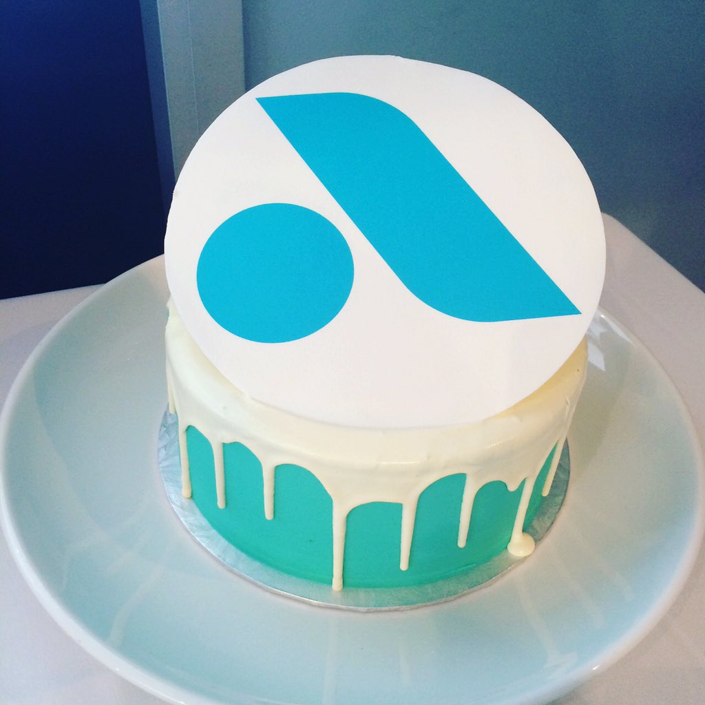 AucklandNetball's tweet photo. Celebrating unveiling of new logo at Auckland Netball AGM with a cake to make the occasion https://t.co/a1Q5ayFebq