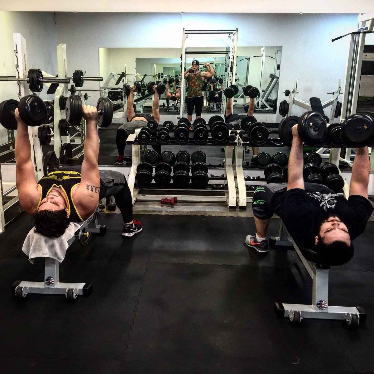 UFitPro's tweet photo. @AlanMi2i and @Kevin_Villa_ doing work.
@Noelgtztagle @JULIEGILIBERTI @Zac_Elliott88
#ufitpro #daleduro #fitfam https://t.co/Fj493bOf00