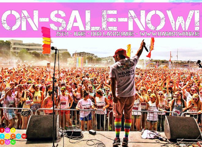 TheRainbow_Run's tweet photo. MEGA SALE ON NOW! Grab your discounted tickets at https://t.co/9gGQccXId1 #rainbowrun2016 #rainbbowrun #dublin https://t.co/XLKNTqbtkA