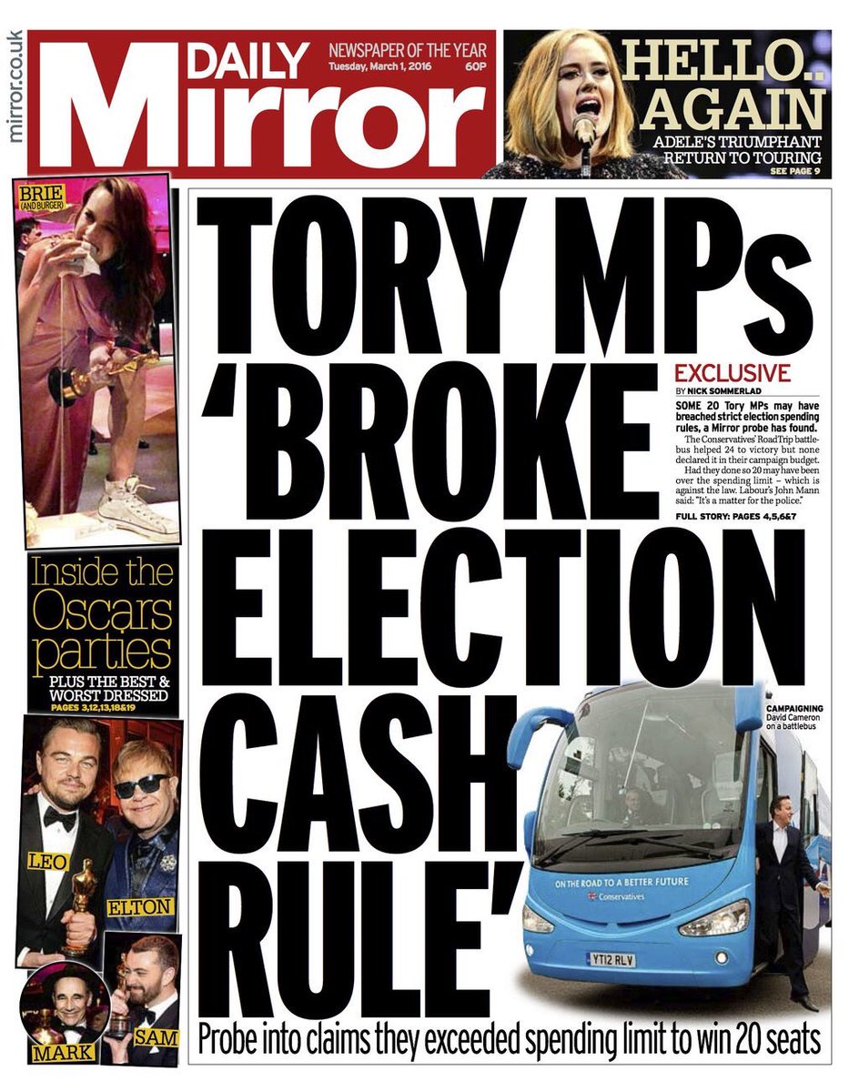 PGMcNamara's tweet photo. This is a very good follow-up investigation after all our #c4news #ElectionExpenses stories. #MountingPressure https://t.co/dbFODLYyBr