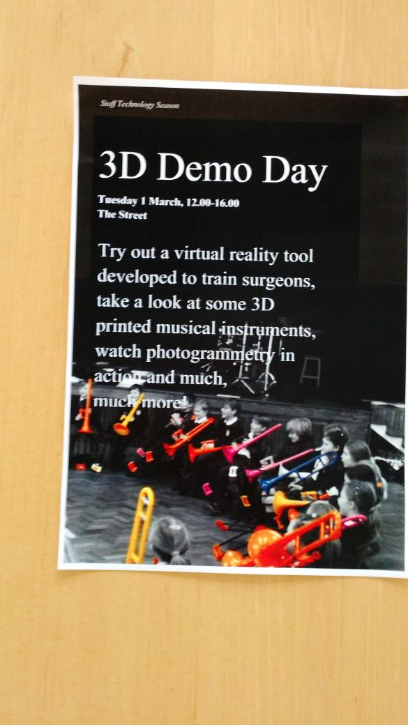 UCL_3DIMPact's tweet photo. Outreach : #3DIMPact showing off at the @wellcometrust #3D season @Mona3Dimaging @da5nsy @CEGE_UCL https://t.co/lSHZz7v8iy