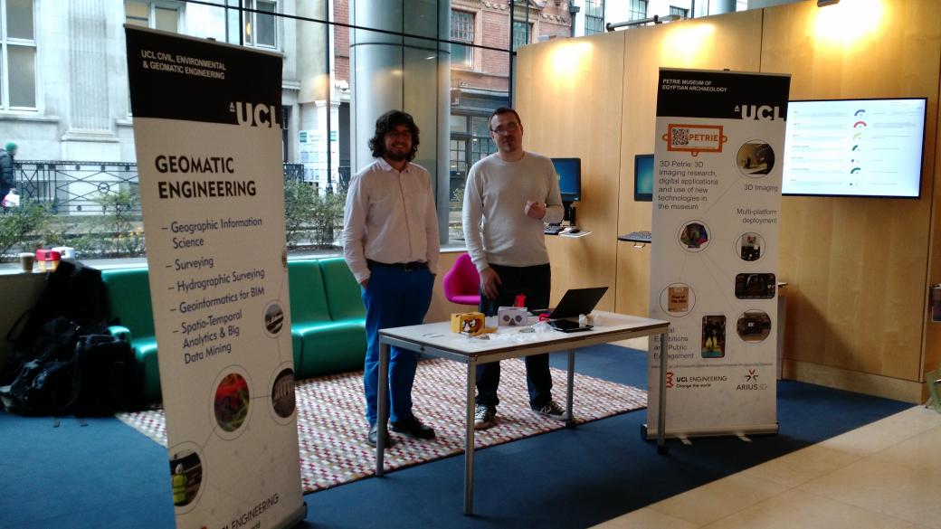 UCL_3DIMPact's tweet photo. Outreach : #3DIMPact showing off at the @wellcometrust #3D season @Mona3Dimaging @da5nsy @CEGE_UCL https://t.co/lSHZz7v8iy