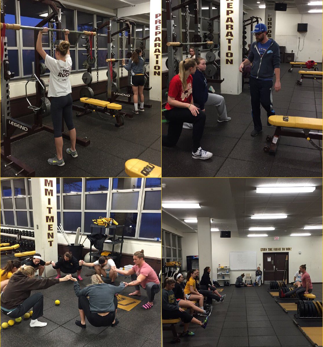 QUHawksWVB's tweet photo. Thanks Sam&amp;Travis @QTownCF for doing #mobility and #maintenance with our team so early this morning! https://t.co/k5c7zikak4