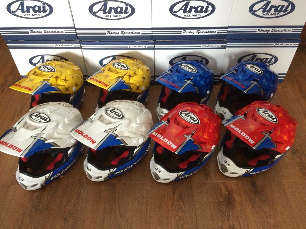 nickipedersenDK's tweet photo. Thanks @art_GFX for design my 8 new @araihelmets for 2016 👍🏼✊🏼🏍💨🏁 #Moldow #Polcopper #Farm2Farm #Arai #nickipedersen https://t.co/jTTK2juBs1