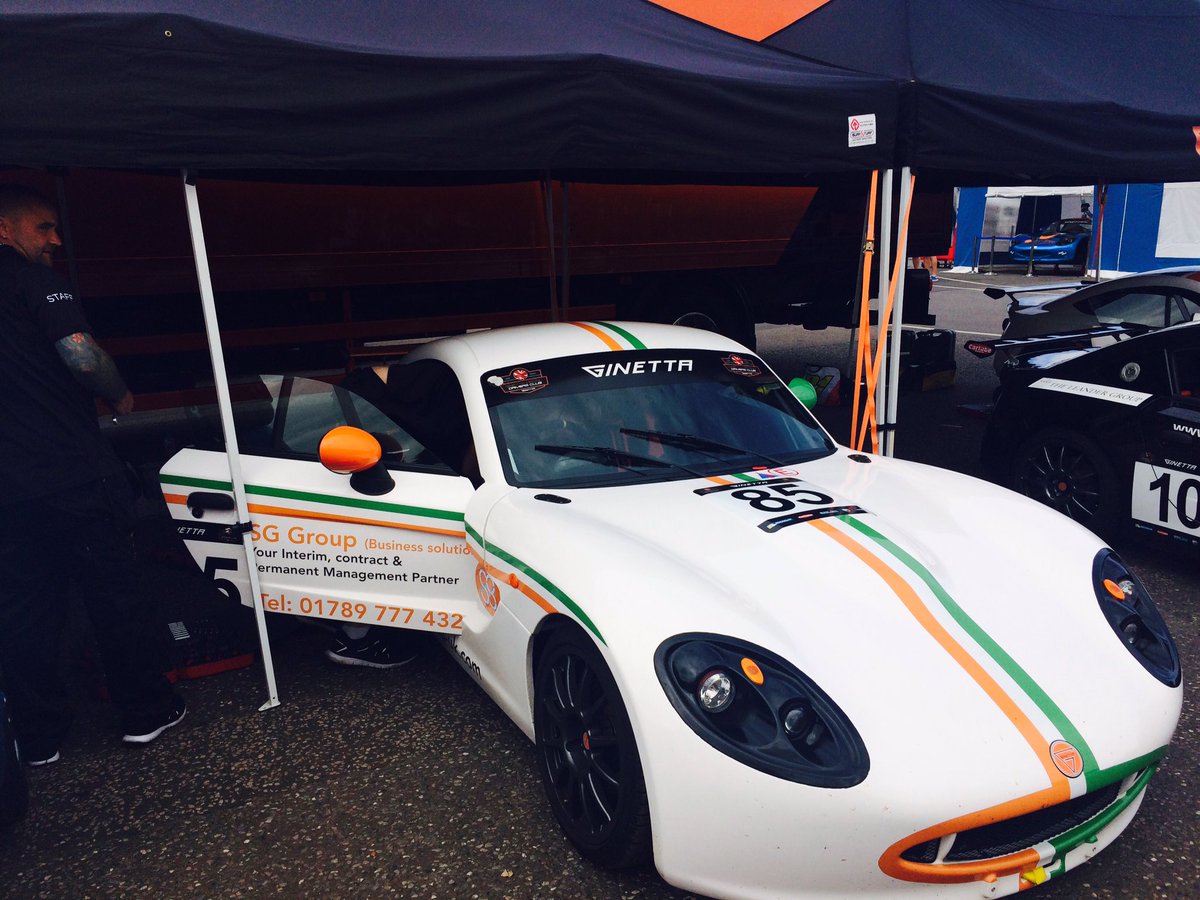 SG_Group's tweet photo. The SG Group Ginetta Race Car is up for sale. Racing adventures over. #nomorebadbacks https://t.co/uxupELg8cq