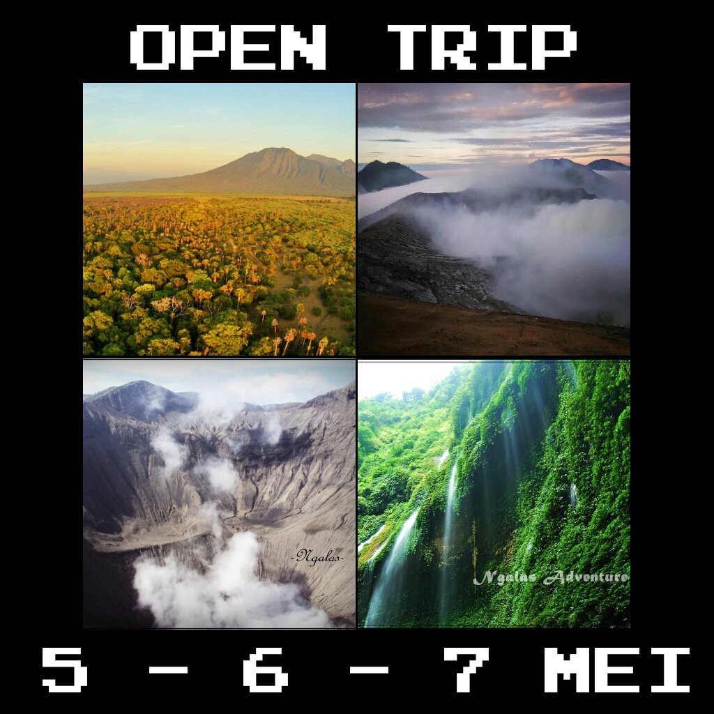 NgalasAdventure's tweet image. OPEN TRIP!
5-6-7 MEI 2016, LIMITED SEAT!
PIN: 5D5C8B4B
WA: 0895-2750-5007
📩
#ExploreJava #NgalasAdventure