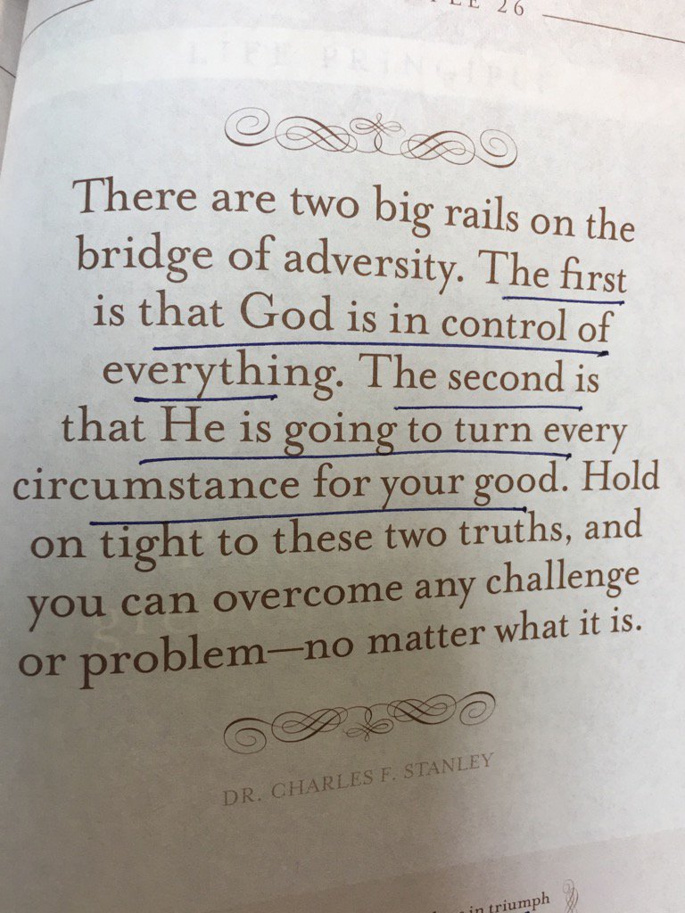 01davidsmith's tweet image. Blessed by these two truths from Dr. Charles Stanley @InTouchMin Hope they will encourage you. #trustinginJesus