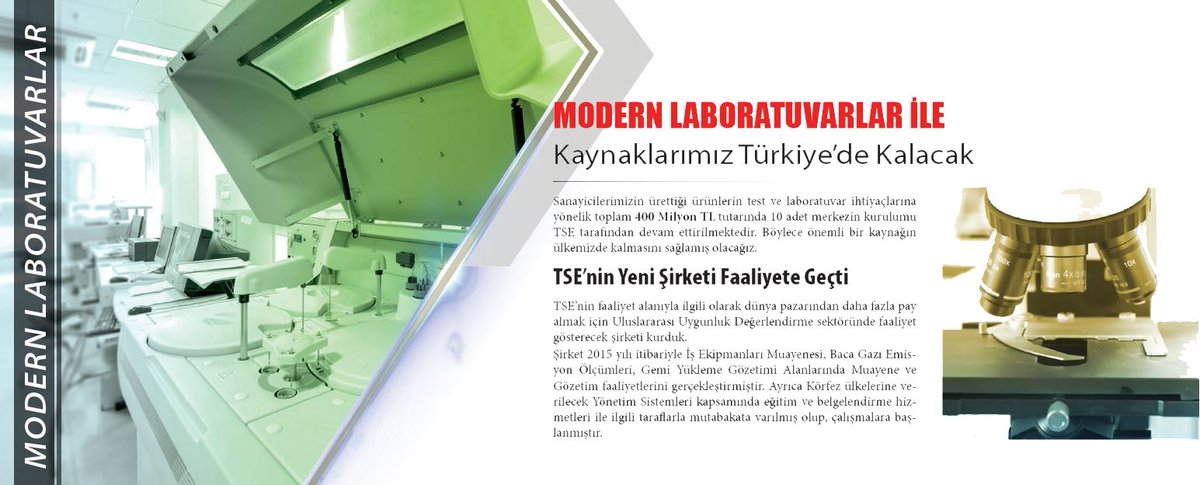 Modern Laboratuvarlar ile Kaynaklarımız Türkiye'de kalacak
