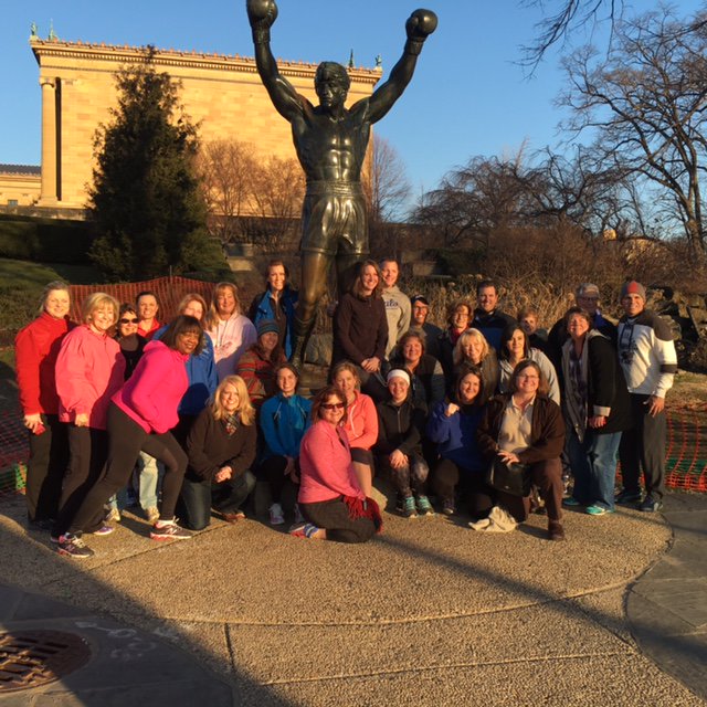AcademiesInc's tweet photo. @FordNGL national Leadership Council starts their PHL trip off with a Rocky Run #academieswork https://t.co/Hp2aaS2Lsr
