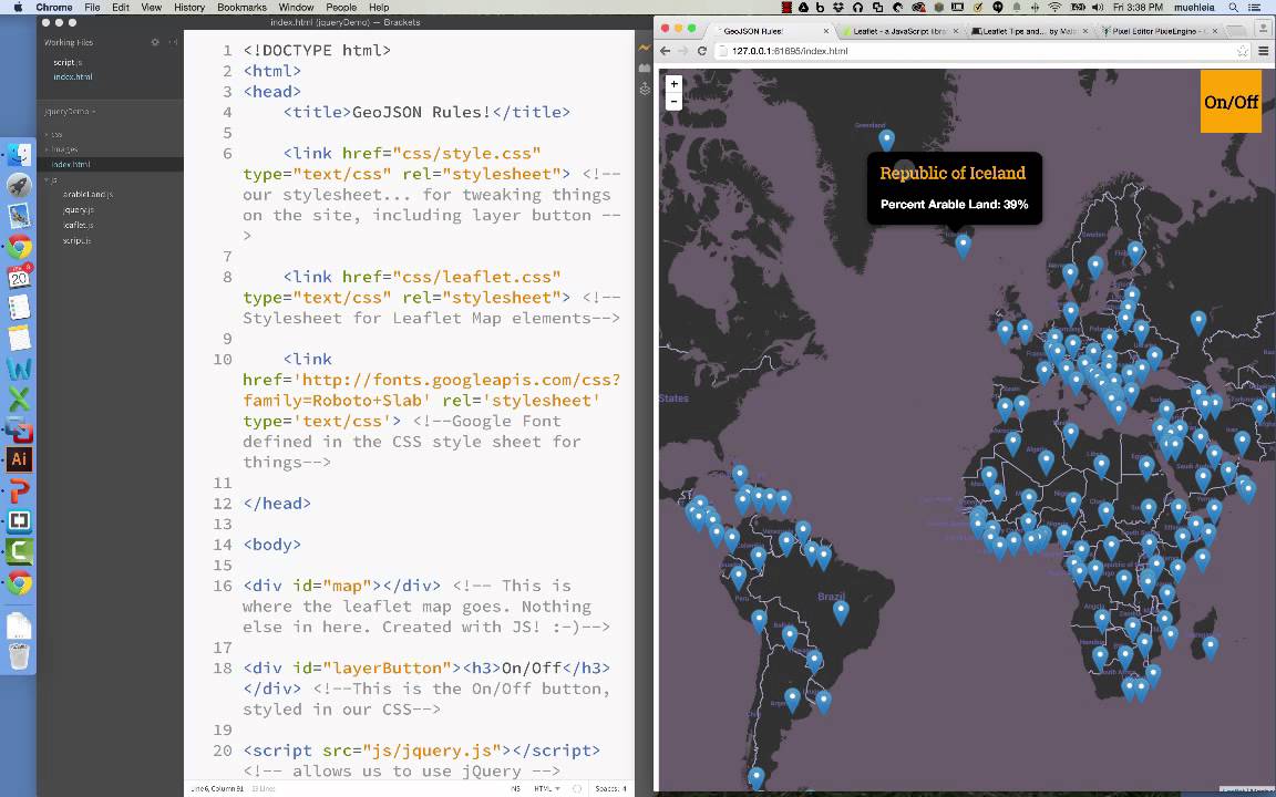 AcuGIS's tweet image. Leaflet and GeoJSON #gis #leafletjs buff.ly/1Qi26oD
