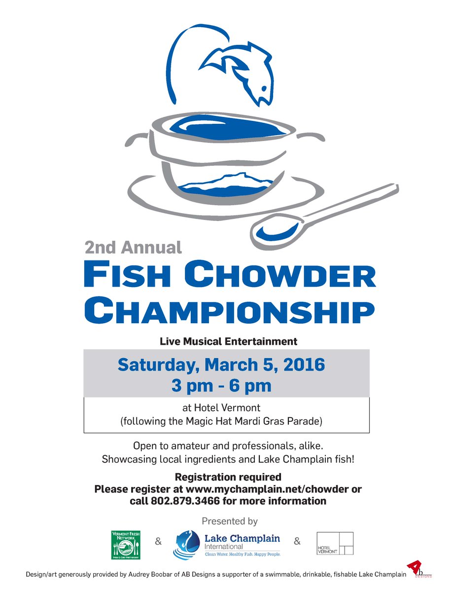 ChamplainEvents's tweet image. Come strut your stuff! mychamplain.net/chowder