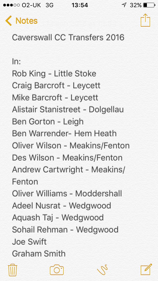 <a href="/Cricket_Forum/">StaffsCricket Banter</a> Caverswall incoming players. Welcome to new and returning players!