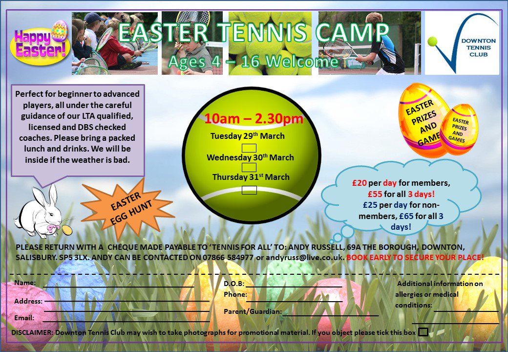 Our Easter Camp is here! Get involved with the fun and games this holiday and sign up for our camp!
