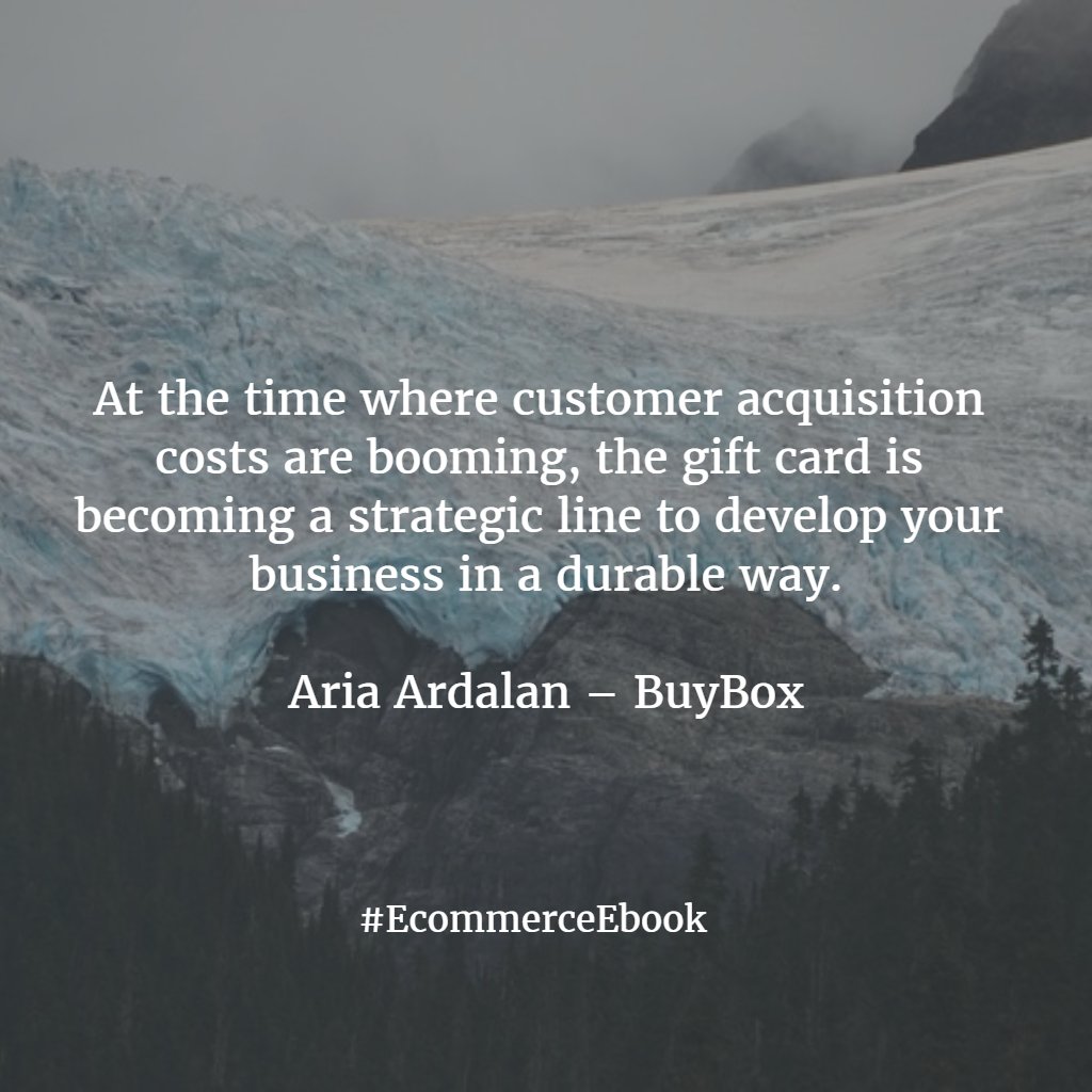 WiziShop's tweet photo. 2016 is the year to launch your gift card service, @ariaardalan from @BuyBox https://t.co/ju8XQASpBV #EcommerceEbook https://t.co/ZWr647rrb8