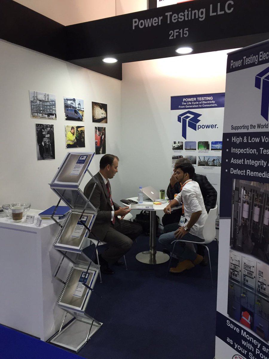 powertestingllc's tweet photo. @powertestingllc working hard at the @meelectricity MEE16 in Dubai. Come and visit us at Hall 2 UK-SP 2F15 https://t.co/wg9EK9W8Ez