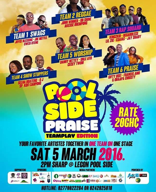 kristocrazygh's tweet image. 4 days more to the biggest Christian outdoor program 
#doubleedition 
FootPrint tv Pool Side Praise 
Ego bee rough