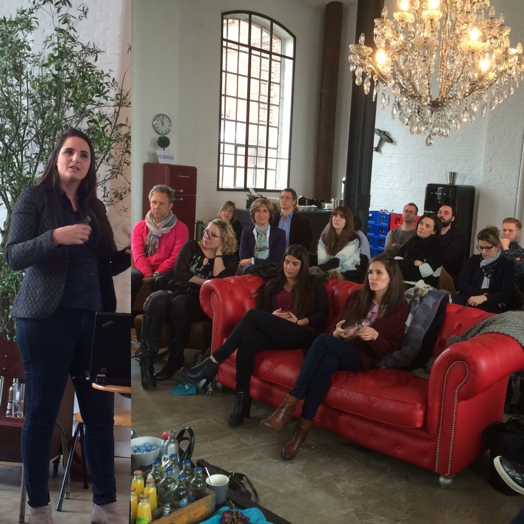 MaxusBelgium's tweet photo. When our MD @ElsThielemans talks, the Maxus team listen very carefully because she is spot on! #maxusday #maxusness https://t.co/gBRiMeHjsr