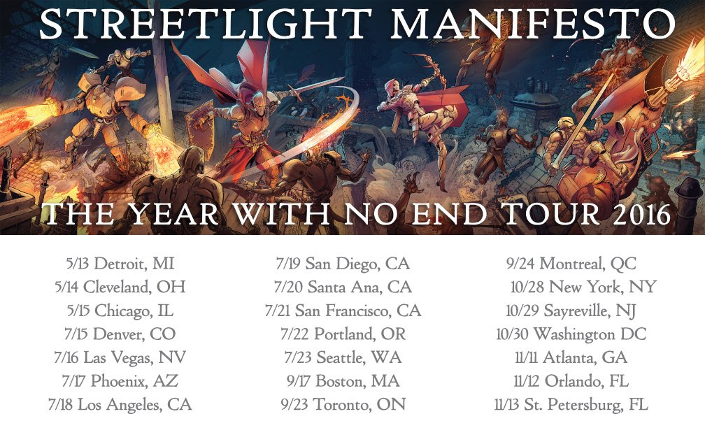 SManifesto's tweet photo. THE YEAR WITH NO END TOUR 2016 ANNOUNCED! NORTH AMERICA, HERE WE COME. AGAIN. MORE INFO AT https://t.co/S8itYYgM6O https://t.co/bLEbW1HE2G