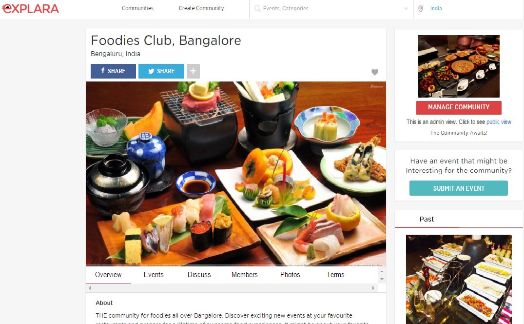 ExplaraHub's tweet photo. Meet new #foodies &amp; share your food experiences. All at the same place: https://t.co/0EzMkDgHBi #bangalore #ExHub https://t.co/uFuMBSKnb7