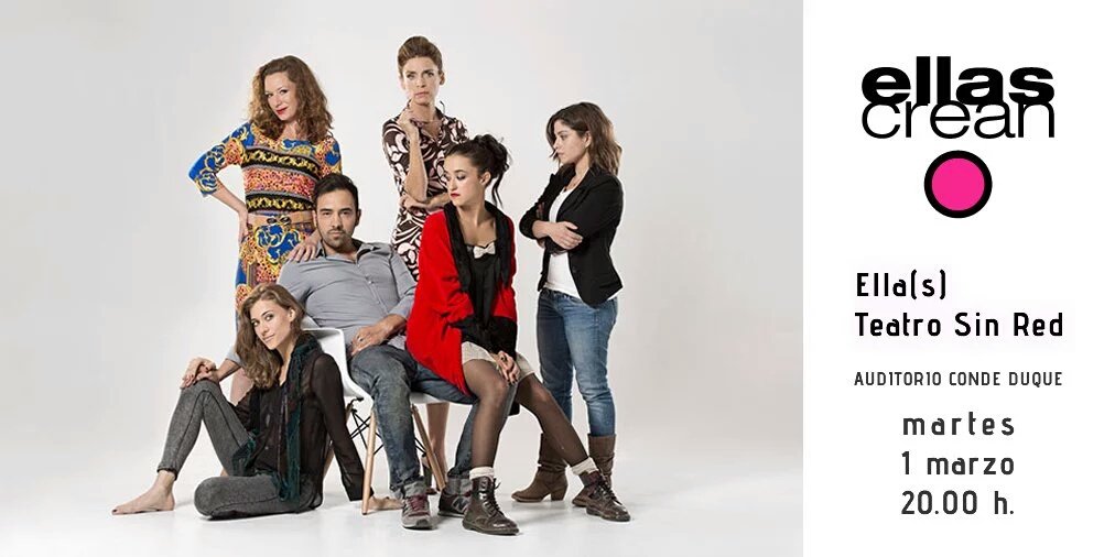 Esta tarde a las 20h @aliciariro acudirá a #EllasCrean2016 a ver a @TeatroSinRed en #CondeDuque ¿Qué nos contará?