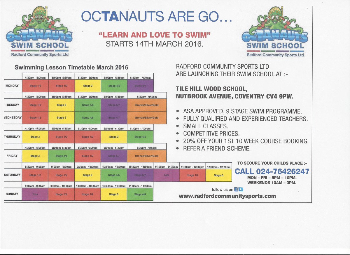 RadComSport's tweet photo. Octanauts are GO! @ASAaquatics @CSWSport @CovSport @covlibraries @NewsCoventry https://t.co/BUbjtEfDvL